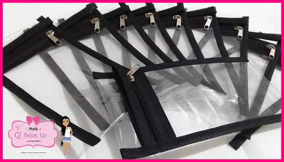 Lembrança Dental Case Plástico c/ Alça para Festa do Pijama