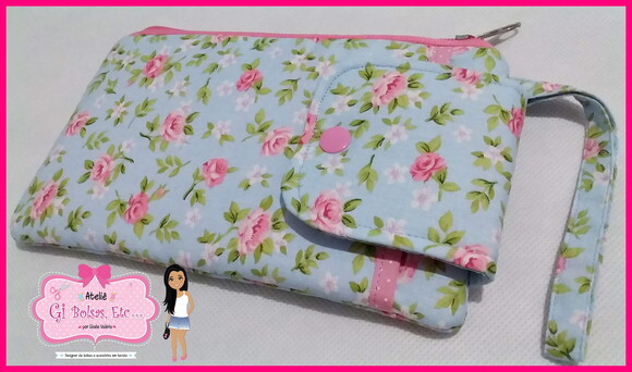 Porta Celular c/ Necessaire Embutida