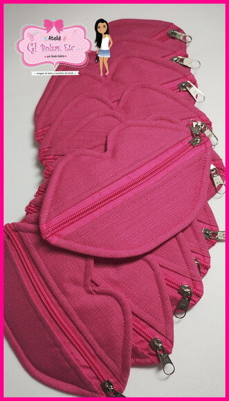 Brinde Festa Porta Níquel Boca Pink