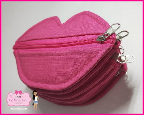 Brinde Festa Porta Níquel Boca Pink