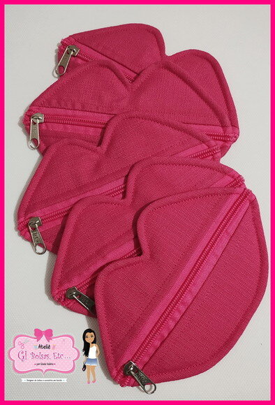 Brinde Festa Porta Níquel Boca Pink