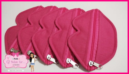 Brinde Festa Porta Níquel Boca Pink