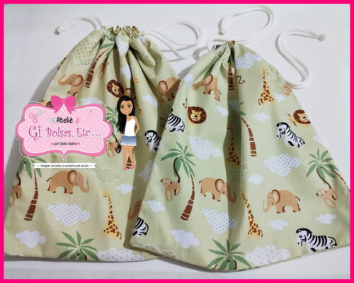 Kit 2 Saquinhos Roupa Suja/limpa
