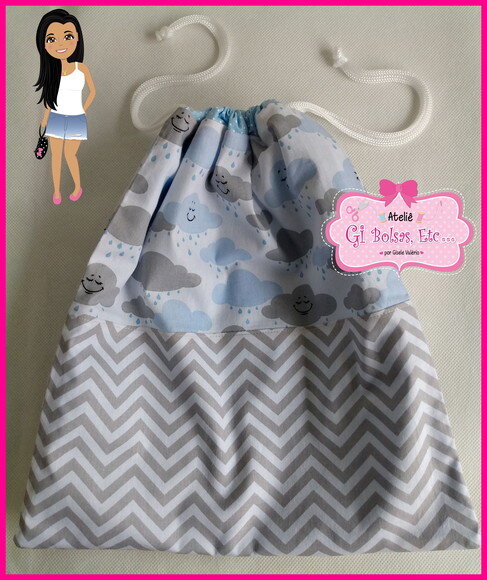 Kit 2 Saquinhos Roupa Suja/limpa