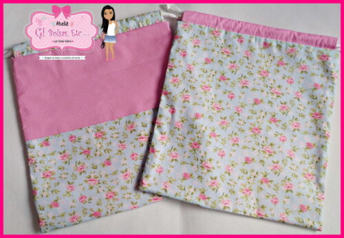 Kit 2 Saquinhos Roupa Suja/limpa