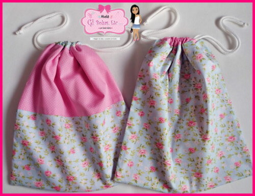Kit 2 Saquinhos Roupa Suja/limpa