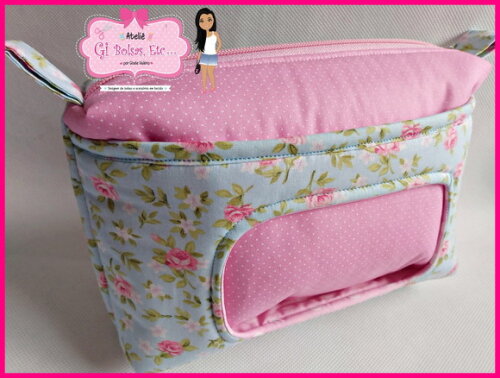 Kit 5 Saquinhos + Necessaire Bebê + Capa Caderneta