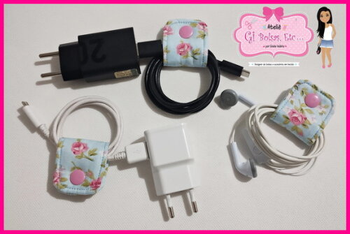 Kit c/ 10 Organizadores Fio/fone de Ouvido
