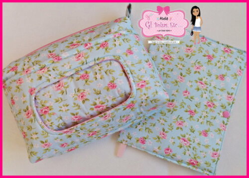 Kit Necessaire do Bebê + Capa Caderneta de Vacinação