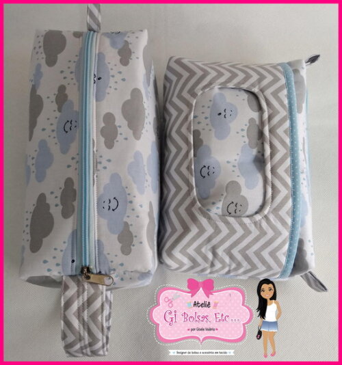 Kit Necessaire do Bebê + Necessaire Box Extra G