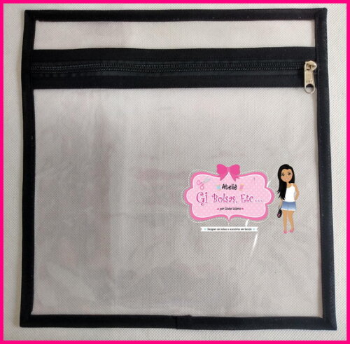Kit Necessaires Plásticas (4 Peças c/ Necessaire Envelope)