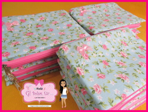 Necessaire Madrinha m Retinha + Laço Cetim