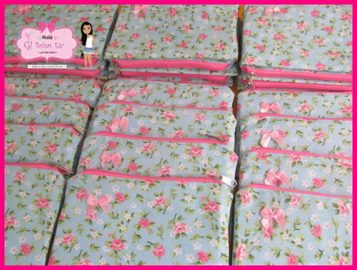 Necessaire Madrinha m Retinha + Laço Cetim