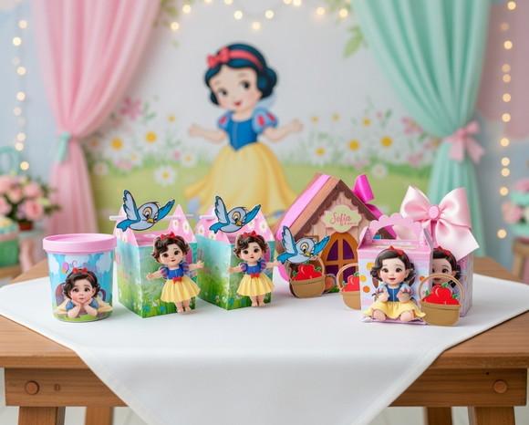 Arquivo de Corte Digital Branca de Neve Baby Studio e pdf