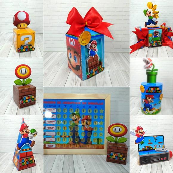 Arquivo Digital Silhouette Festa Super Mario