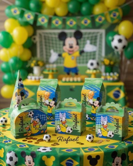 Copa do Mundo Mickey Arquivo de Corte Digital Studio e pdf