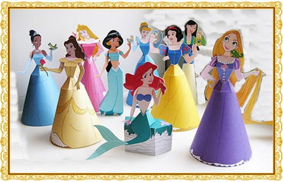 Kit Digital Arquivo em Png Princesas em 3d Luxo