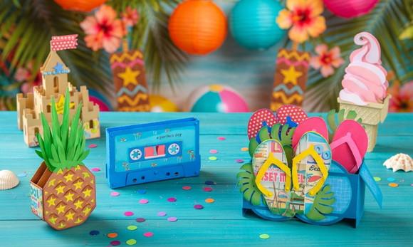 Pool Party Tropical Arquivo de Corte Studio pdf e Svg