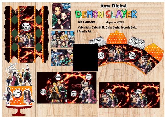 Damon Slayer Arquivo Digital de Corte Studio