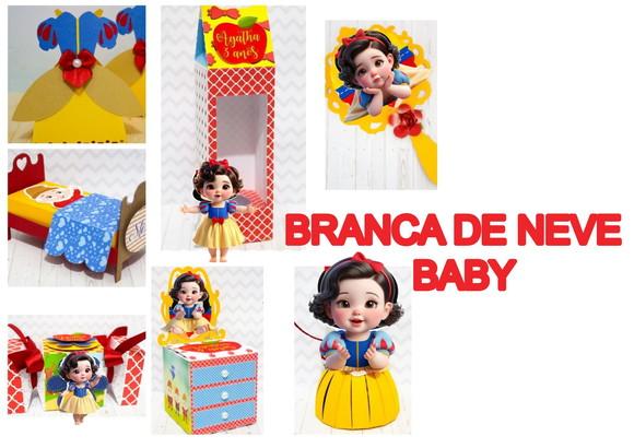 Arquivo Digital de Corte Branca de Neve Baby Studio