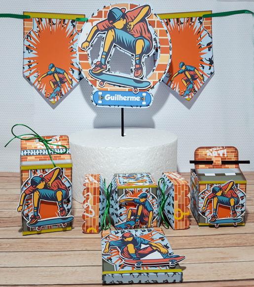 Arquivo Digital de Corte Studio e pdf Skate Menino