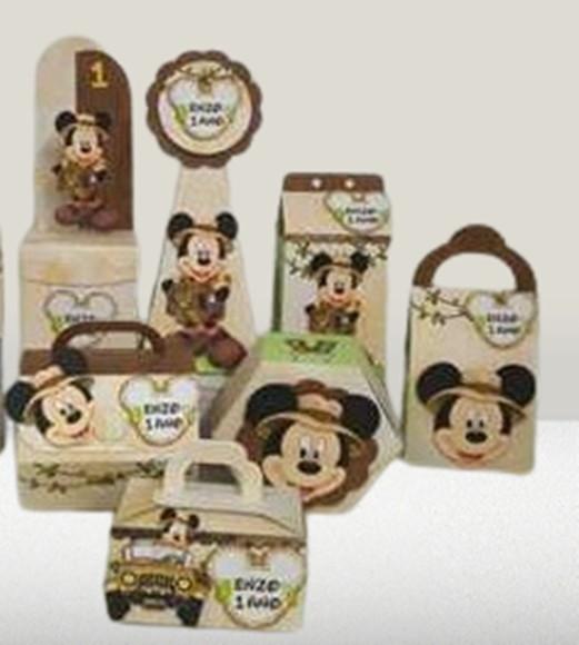 Mickey Safari Arquivo Digital de Corte Studio e pdf
