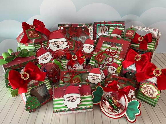 Arquivo Digital Silhouete Caixa Natal Luxo