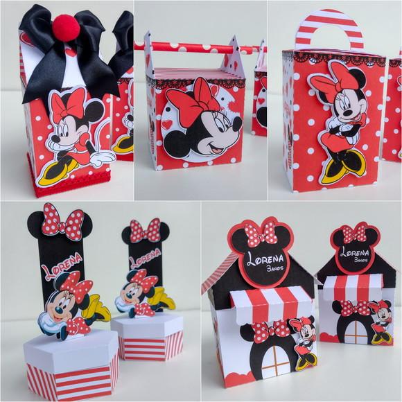 Arquivo Digital Silhouete Minnie Vermelha Luxo