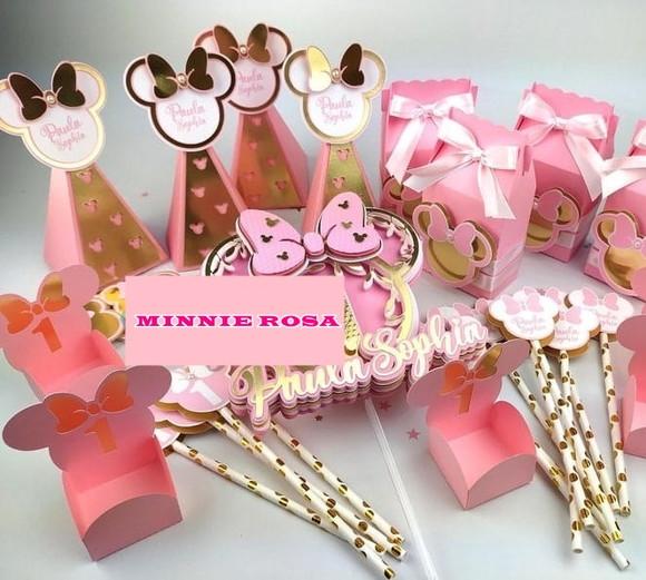 Arquivo Digital Silhouete Minnie Rosa Luxo