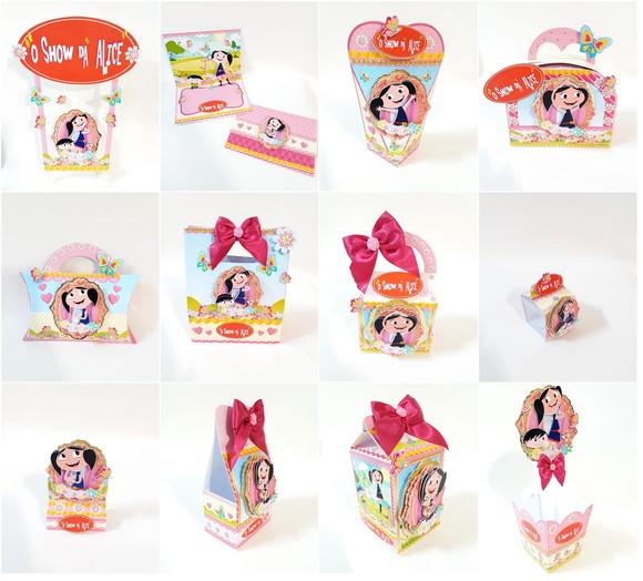 Arquivo Digital Silhouette Kit Show da Luna Rosa Luxo