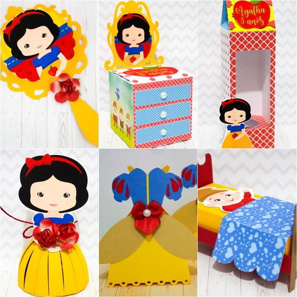 Arquivo Digital Silhouete Branca de Neve Luxo