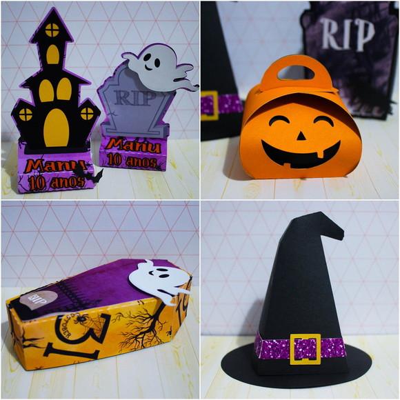 Arquivo Digital Silhouete Festa Halloween Luxo