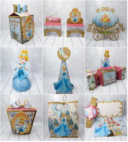 Arquivo Digital Silhouete Cinderella Luxo