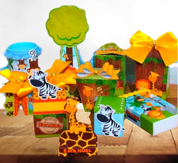 Arquivo Corte Kit Silhouette Safari Luxo