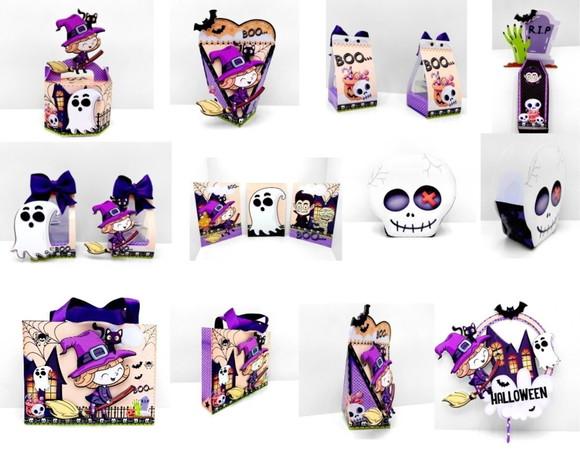 Arquivo Digital Silhouete FESTA HALLOWEEN LUXO