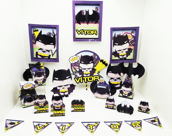 ARQUIVO DIGITAL SILHOUETTE BATMAN FESTA EM CASA