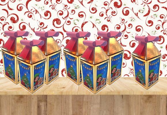 Arquiv Silhouette CAIXA LANTERNA DE NATAL LUXO