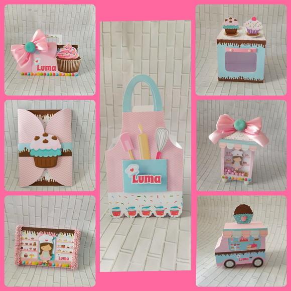 Arquivo Digital Silhouete confeitaria LUXO