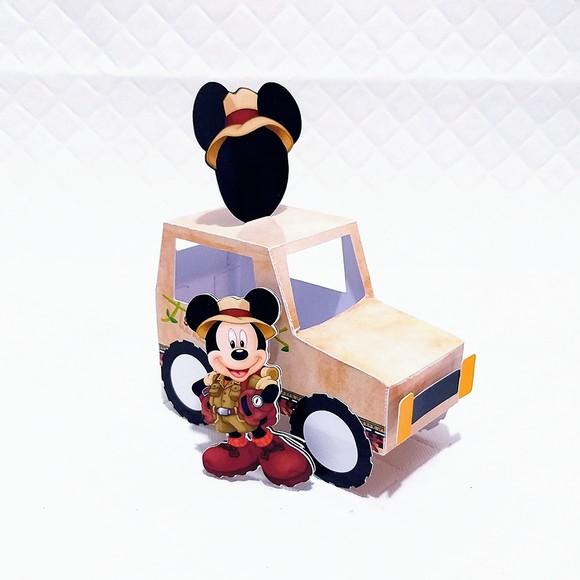 Arquivo Digital Silhouette Caixa Jipe Mickey