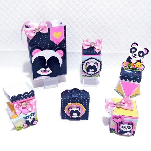 Arquivo Digital Silhouette PANDA MENINA ROSA