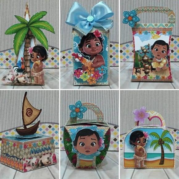 Arquivo Digital Silhouette Moana Baby