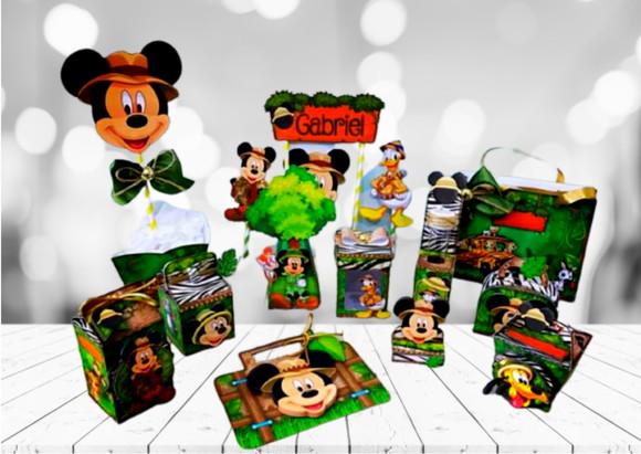 Arquivo Digital Silhouette KIT SAFARI MICKEY LUXO