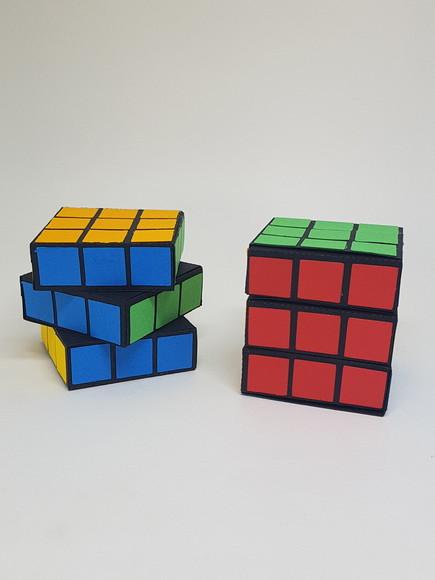 Arquivo Digital Silhouette Caixa Porta Doces Cubo Mágico