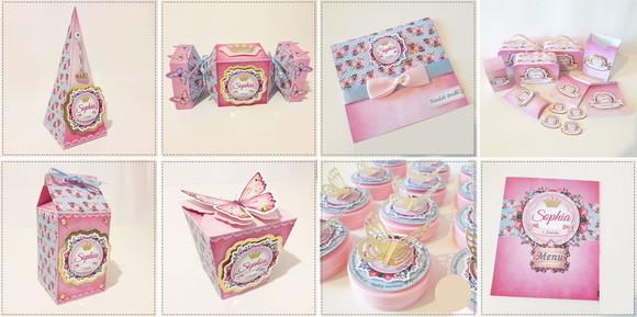 Arquivo Silhouette Jardim Encantado Princesa com Kit Toillet