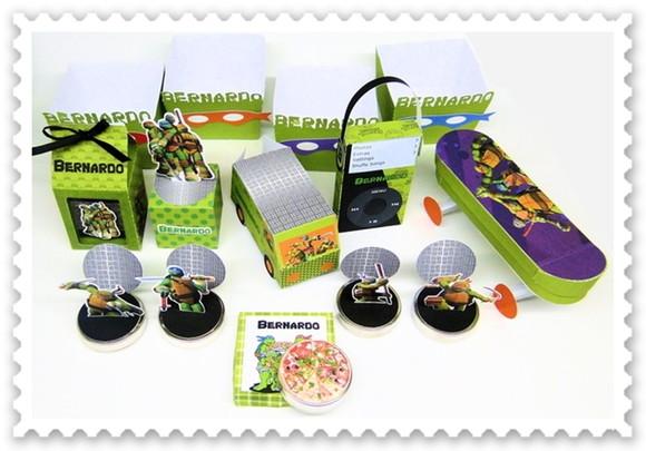 Arquivo Digital Silhouette Tartarugas Ninjas 1