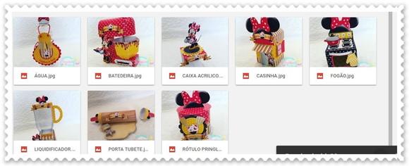 Arquivo Digital Silhouette Confeitaria da Minnie