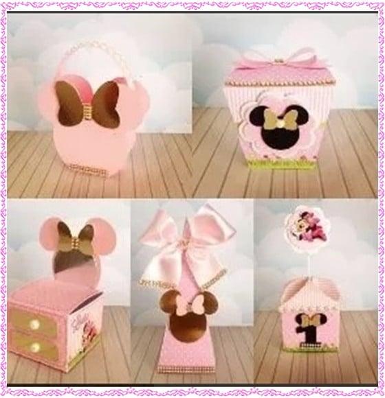 Arquivo Digital Silhouette Minnie Rosa Luxo