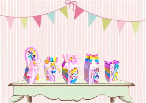 Arquivo Caixa Silhouette e pdf Sailor Moon