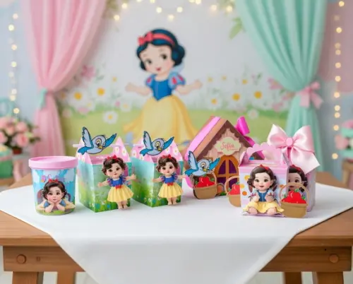 Arquivo de Corte Digital Branca de Neve Baby Studio e pdf