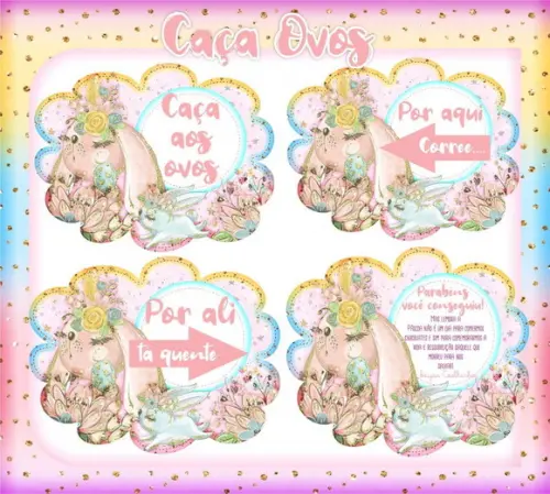 ARQUIVO DIGITAL FESTA PÁSCOA CAÇA AOS OVOS LUXO